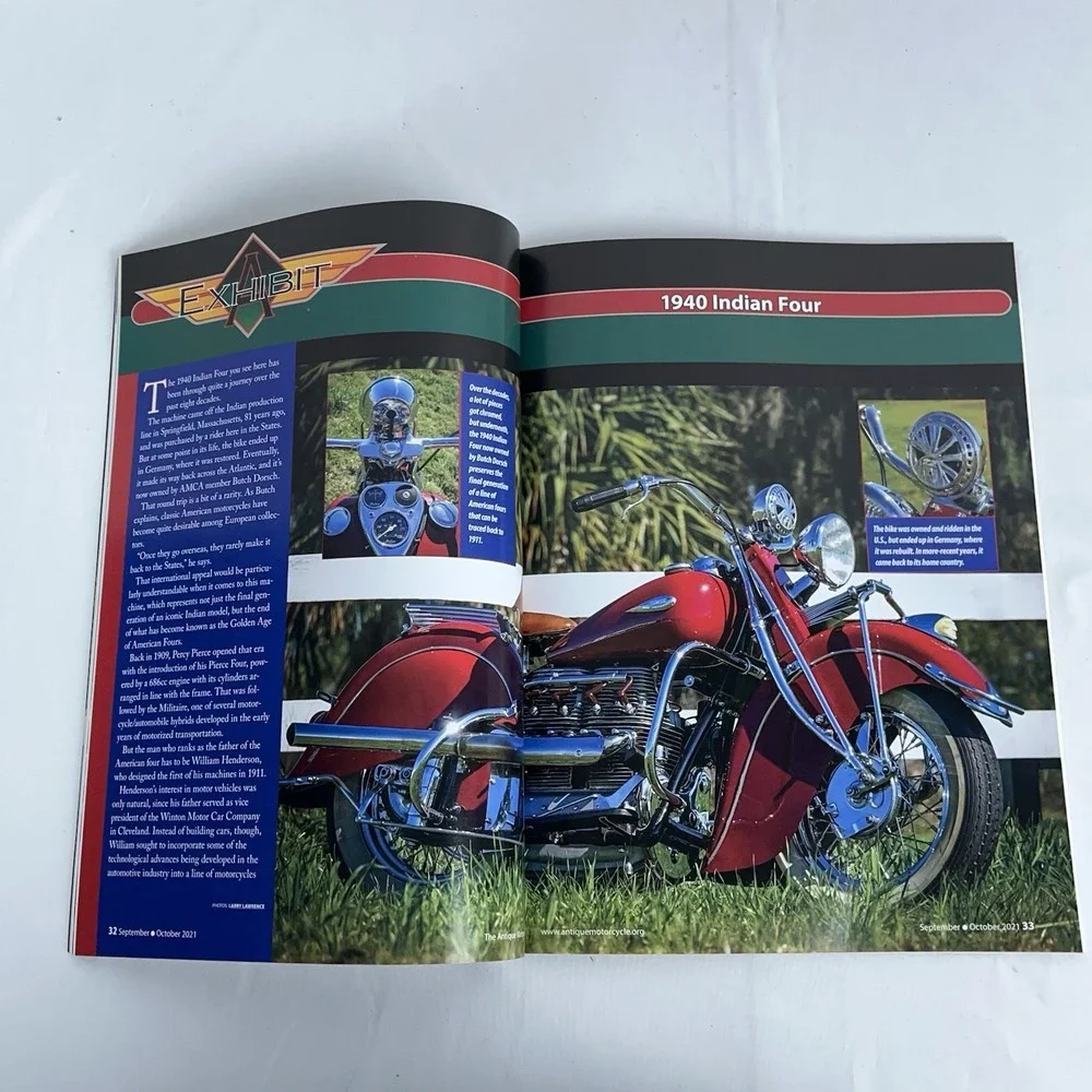 2021 The‎ Antique Motorcycle Magazines Lot Of  Volume 60 # 5, 6, 15
